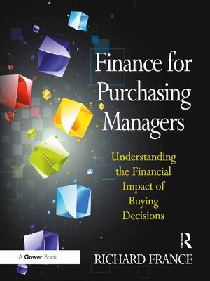 cover image of Finance for Purchasing Managers